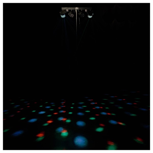 44W Mini Party LED and Derby Par Set by Gear4music