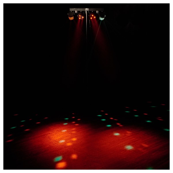 44W Mini Party LED and Derby Par Set by Gear4music