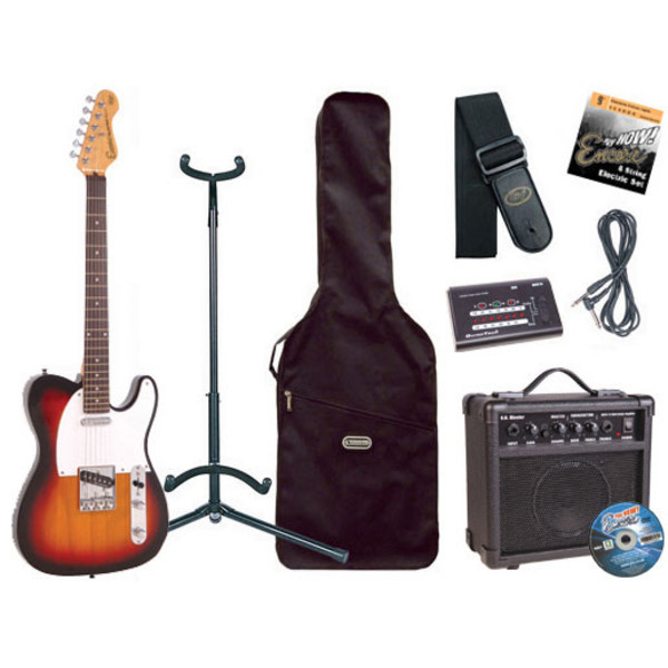 Encore Electric Guitar Outfit, Sunburst