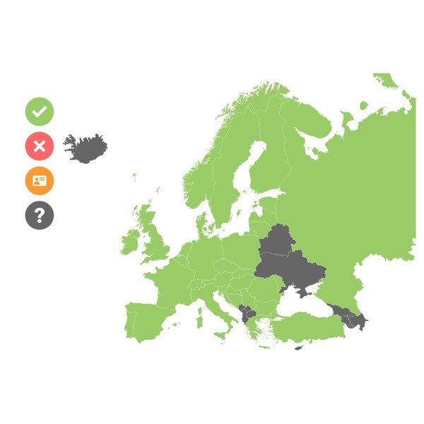 Digital Wireless Frequency License Map