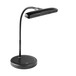 Adam Hall SLED Gooseneck LED Piano Lamp, Black Angled