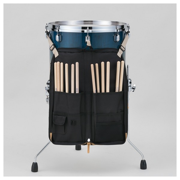 Tama PowerPad Vintage Deluxe Stick Bag (Black) - Setup