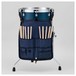 Tama PowerPad Vintage Deluxe Stick Bag (Navy Blue) - Setup