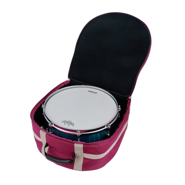 Tama PowerPad Vintage 14"X6.5" Snare Drum (Wine Red) - Open