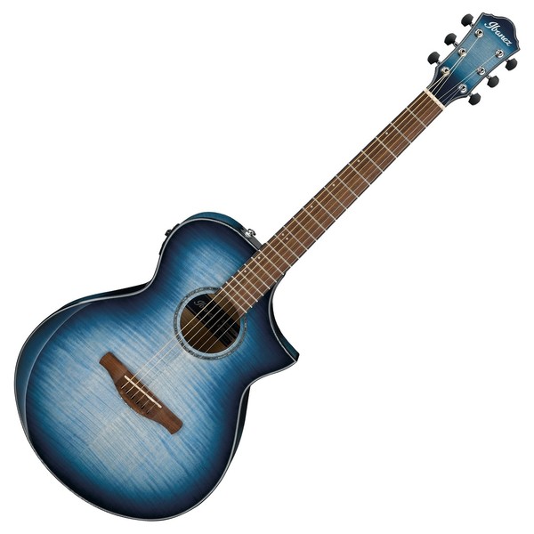 Ibanez AEWC400 Electro, Transparent Indigo Blue Burst