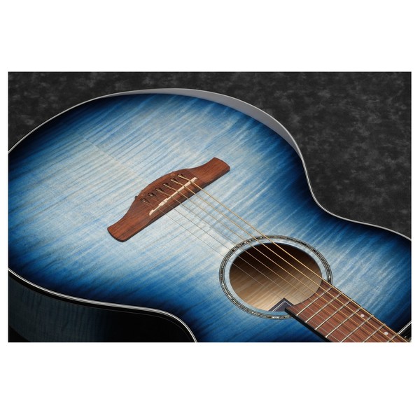 Ibanez AEWC400 Electro, Transparent Indigo Blue 