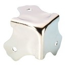 Adam Hall 4012 Three Leg Nickel Plated Flightcase Corner
