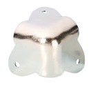 Adam Hall Rounded Three Leg Nickel Plated Flightcase Corner