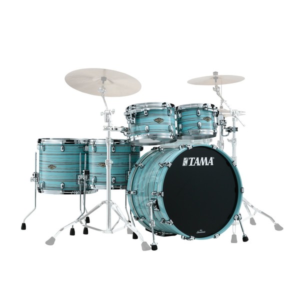 Tama Starclassic Walnut/Birch 5pc Shell Pack, Arctic Blue Oyster - Main Image