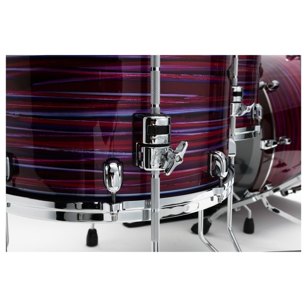 Tama Starclassic Walnut/Birch 4pc Shell Pack, Lacquer Phantasm Oyster - Tom Leg