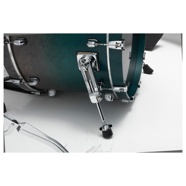 Tama Starclassic Walnut/Birch 4pc Shell Pack, Satin Sapphire Fade - Bass Spur