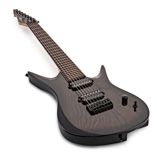 Harlem 7 Electric Guitar + Complete Pack, Black angled