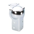 Adam Hall Cranked Large Flight Case Ball Corner with Brace, 79 mm