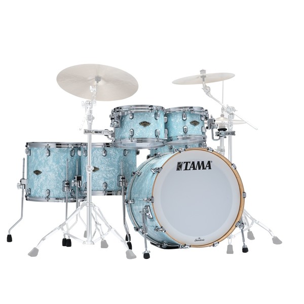 Tama Starclassic Walnut/Birch 5pc Drum Shell Pack, Ice Blue Pearl - Main Image