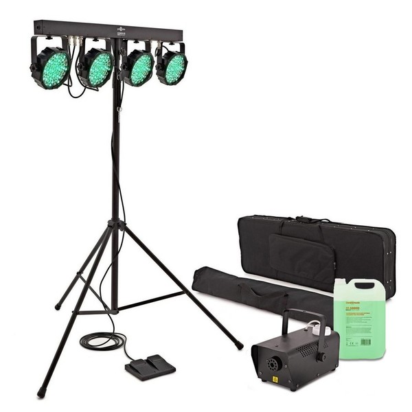 Cosmos 90W Fog and Stage Light Package by Gear4music