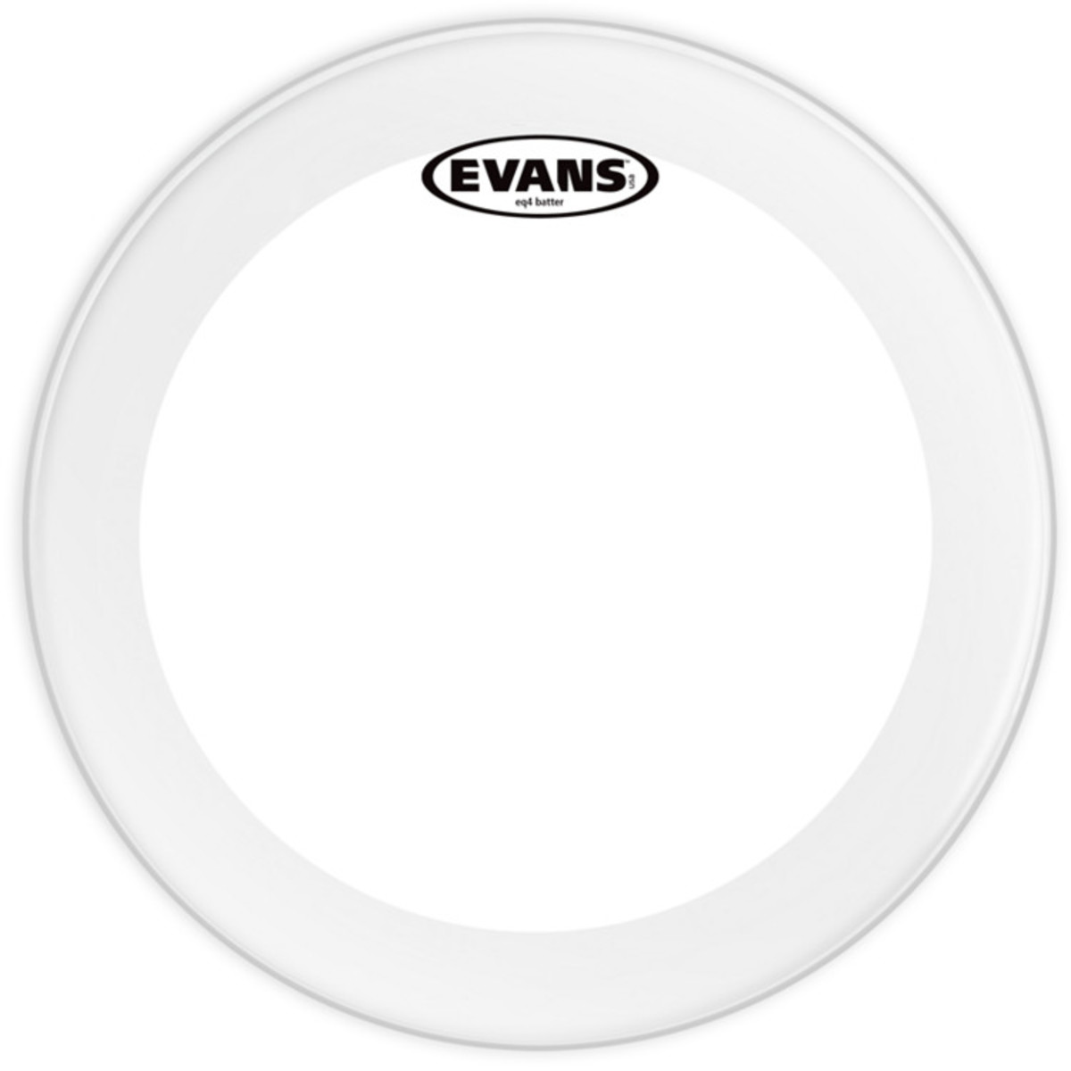 Evans Eq4 Frosted Bass Drum Head 22 Nearly New At Gear4music