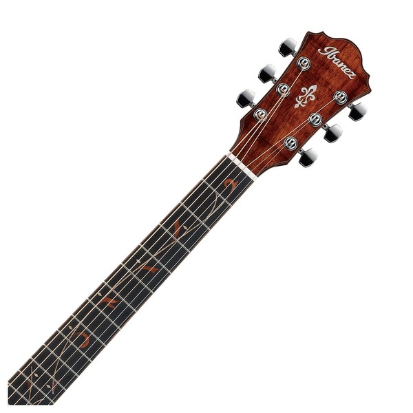 Ibanez AE315K Electro, Natural High Gloss Neck and Headstock View
