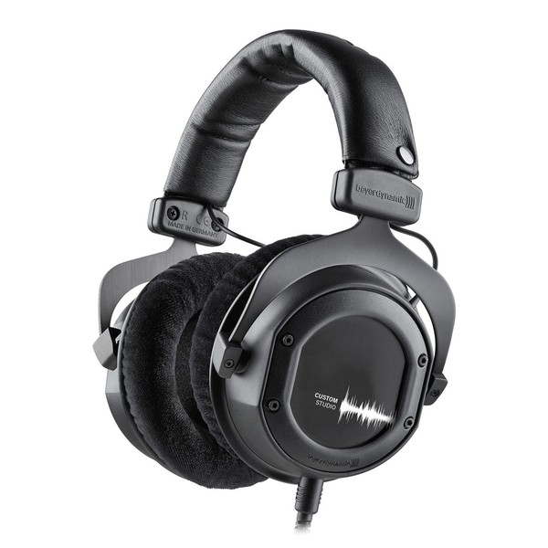 beyerdynamic Custom Studio Closed-Back Reference Headphones, 80 Ohm, Front Angled