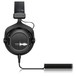 beyerdynamic Custom Studio Closed-Back Reference Headphones, 80 Ohm, Side with Coiled Cable