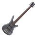 Warwick GPS Corvette Ash Active 5-String Bass, Nirvana Black Front 