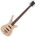 Warwick GPS Corvette Ash Passive 5-String Bass, Natural Satin Front 