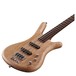 Warwick GPS Corvette Ash Passive Bass, Natural Transparent Satin Close Up 