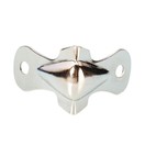 Adam Hall Nickel Plated Flight Case Corner Brace 24 x 33mm
