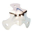Adam Hall Three Leg Nickel Plated Flightcase Ball Corner