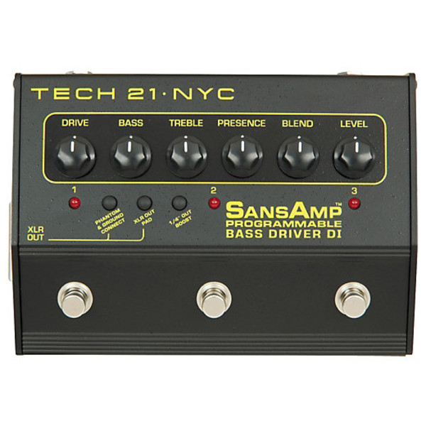 Tech 21 SansAmp Programmable Bass Driver DI