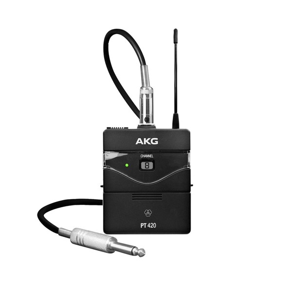 AKG WMS420 Instrument Set Wireless System, PT420 with MKG L Cable