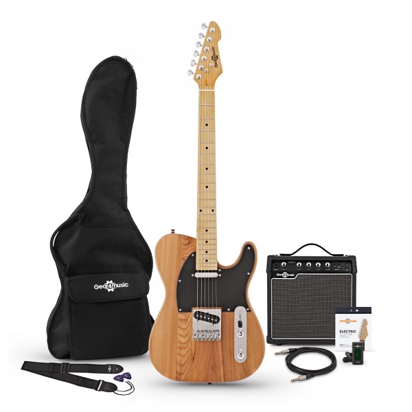 Knoxville Electric Guitar + Amp Pack, Natural