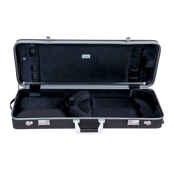 BAM PANT2201XL Panther Hightech Oblong Viola Case, Black, Inside
