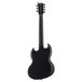 ESP LTD VIPER7 Black Metal, Black Satin- Back