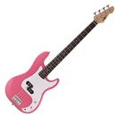 LA Guitarra Baixo de Gear4music, Rosa