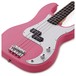 LA Bass Guitar by Gear4music, Pink