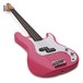 LA Bass Guitar by Gear4music, Pink