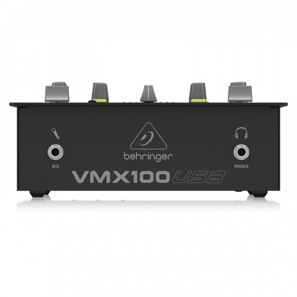 Behringer Pro VMX100USB Professional 2-Channel DJ Mixer close