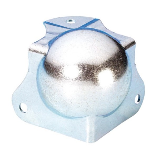 Adam Hall Medium Braced Cranked Flightcase Ball Corner, 40 mm