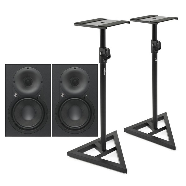 Mackie XR624 Active Studio Monitors with Stands - Main