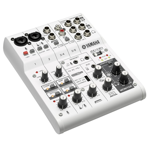 Yamaha AG06 6-Channel Hybrid Mixer