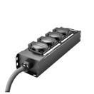 Adam Hall Proport IP54 Power Strip with CEE Input, 4 EU Sockets