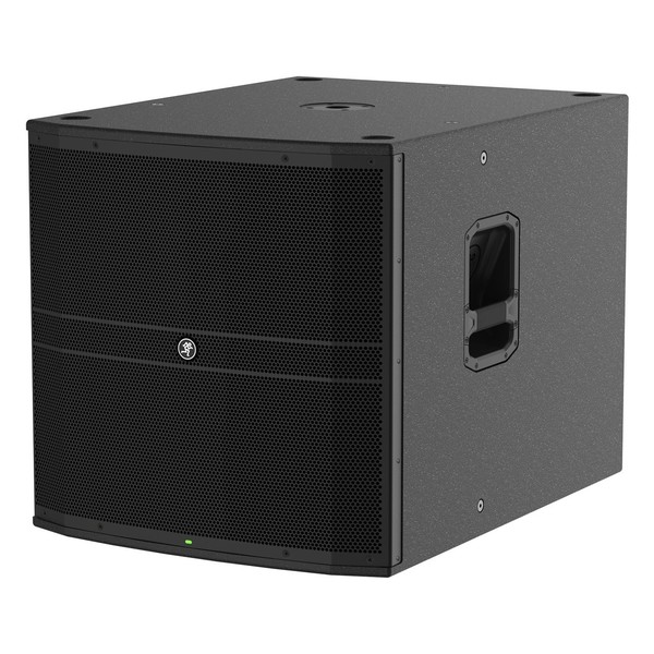 Mackie DRM18S 18'' Professional Powered Subwoofer, Front Angled Left