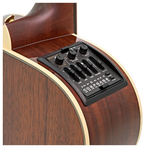 Takamine TF77-PT Electro Acoustic, Light Sunburst tuner