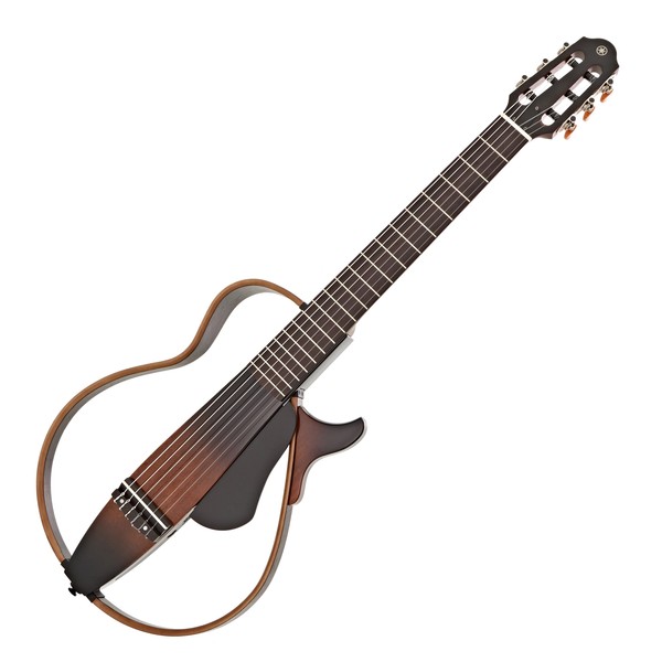 Yamaha SLG200N Nylon String Silent Guitar, Tobacco Brown 