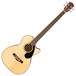 Fender CB-60SCE Acoustic Bass, Natural