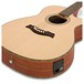 Deluxe Single Cutaway Electro Acoustic Guitar by Gear4music, Padauk close