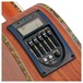 Deluxe Single Cutaway Electro Acoustic Guitar by Gear4music, Padauk tuner