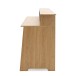 modul 3-Tier Pro Audio 8U Studio Desk, Light Oak