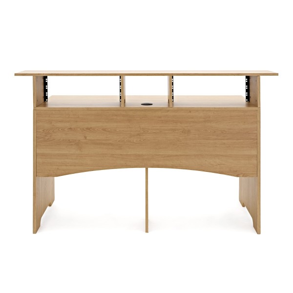 modul 3-Tier Pro Audio 8U Studio Desk, Light Oak