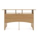 modul 3-Tier Pro Audio 8U Studio Desk, Light Oak